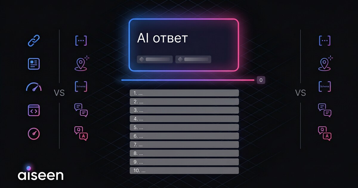 SEO vs GEO — 7 различий продвижения в ИИ-поиске