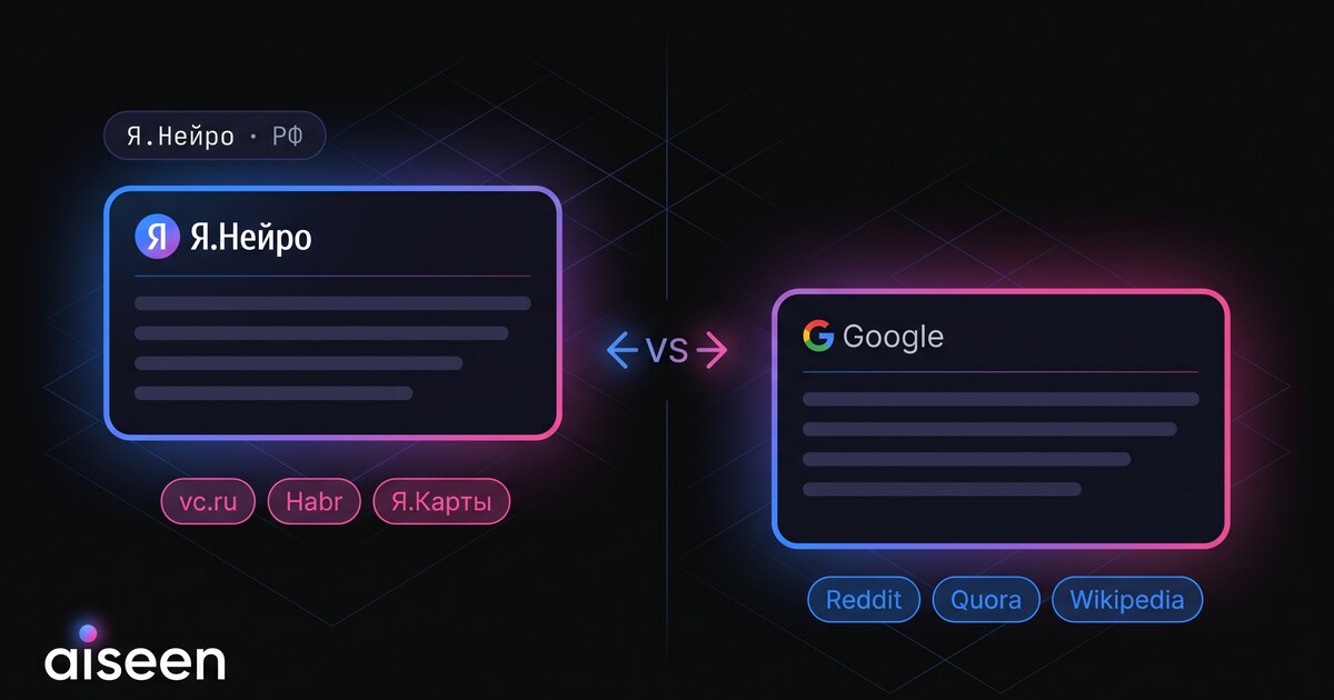 Я.Нейро vs Google AI Overview в РФ